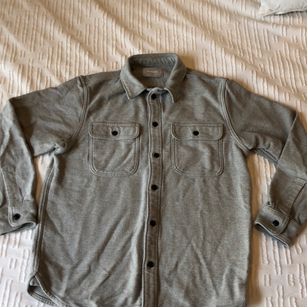 EVERLANE MEN’S TWILL SHACKET
